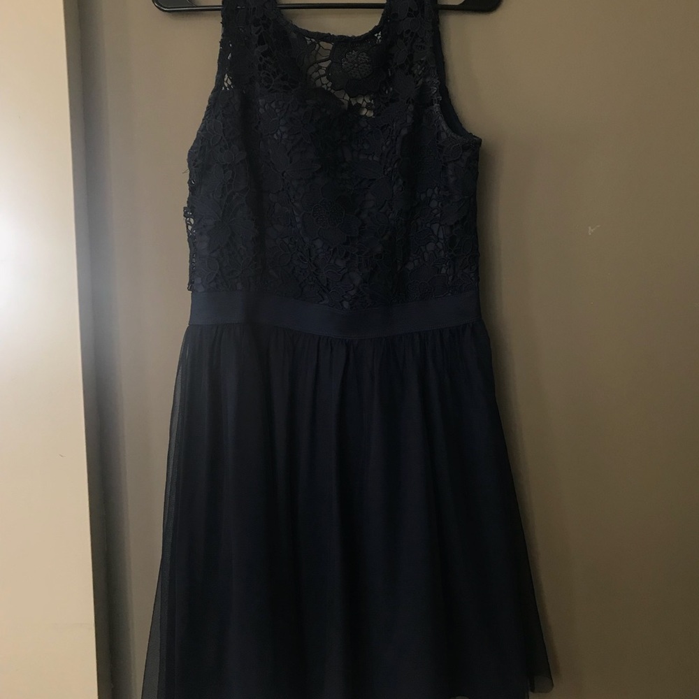 navy blue dress